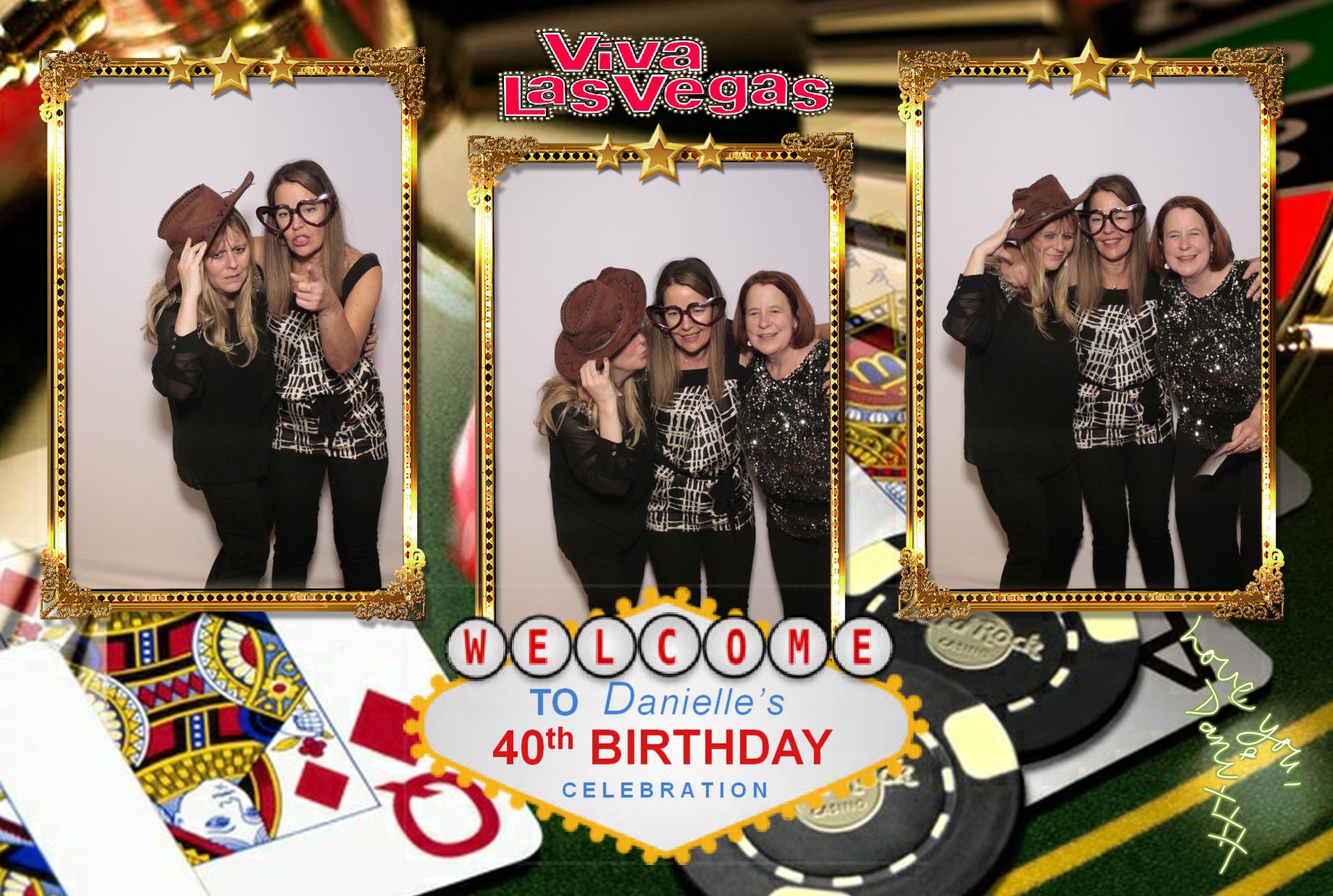 Danielle’s 40th birthday | View more photos from the event at gallery.myphotoboothexperience.co.uk/u/MyPhotoBoothExperienceLtd/Danielle’s-40th-birthday